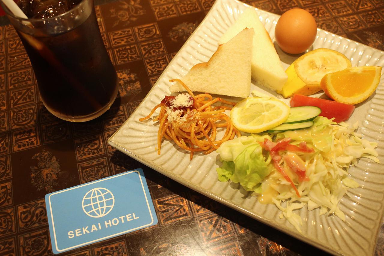 Sekai Hotel Momiji Осака Екстер'єр фото